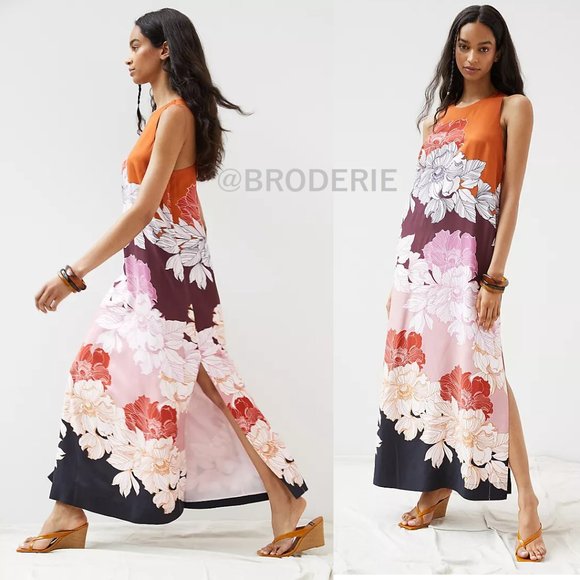 ANTHROPOLOGIE Maeve Floral Maxi Dress - Picture 1 of 6